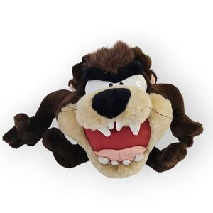 1997‎ Vintage Taz Tazmanian Devil Plush Stuffed Animal Looney Tunes Play-By-Play